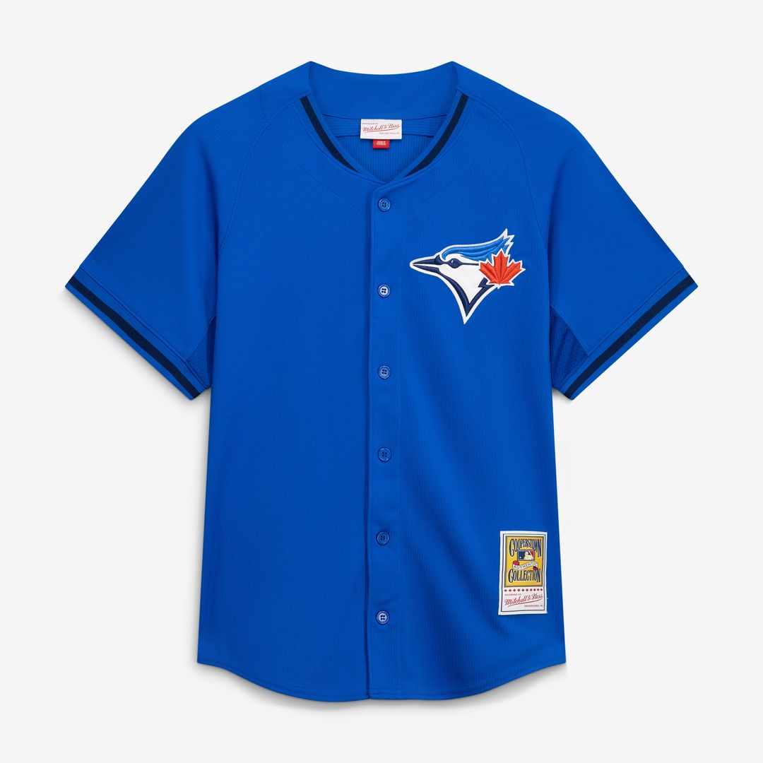 Toronto Blue Jays Jose Bautista Mitchell & Ness Authentic Batting Practice Jersey - Blue