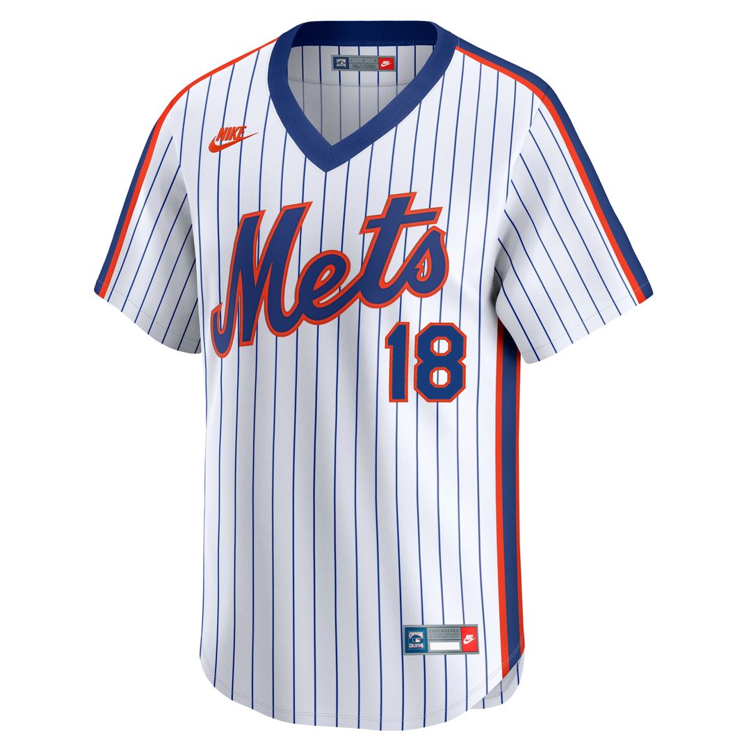 New York Mets Darryl Strawberry Nike Throwback Cooperstown Limited Jersey - White