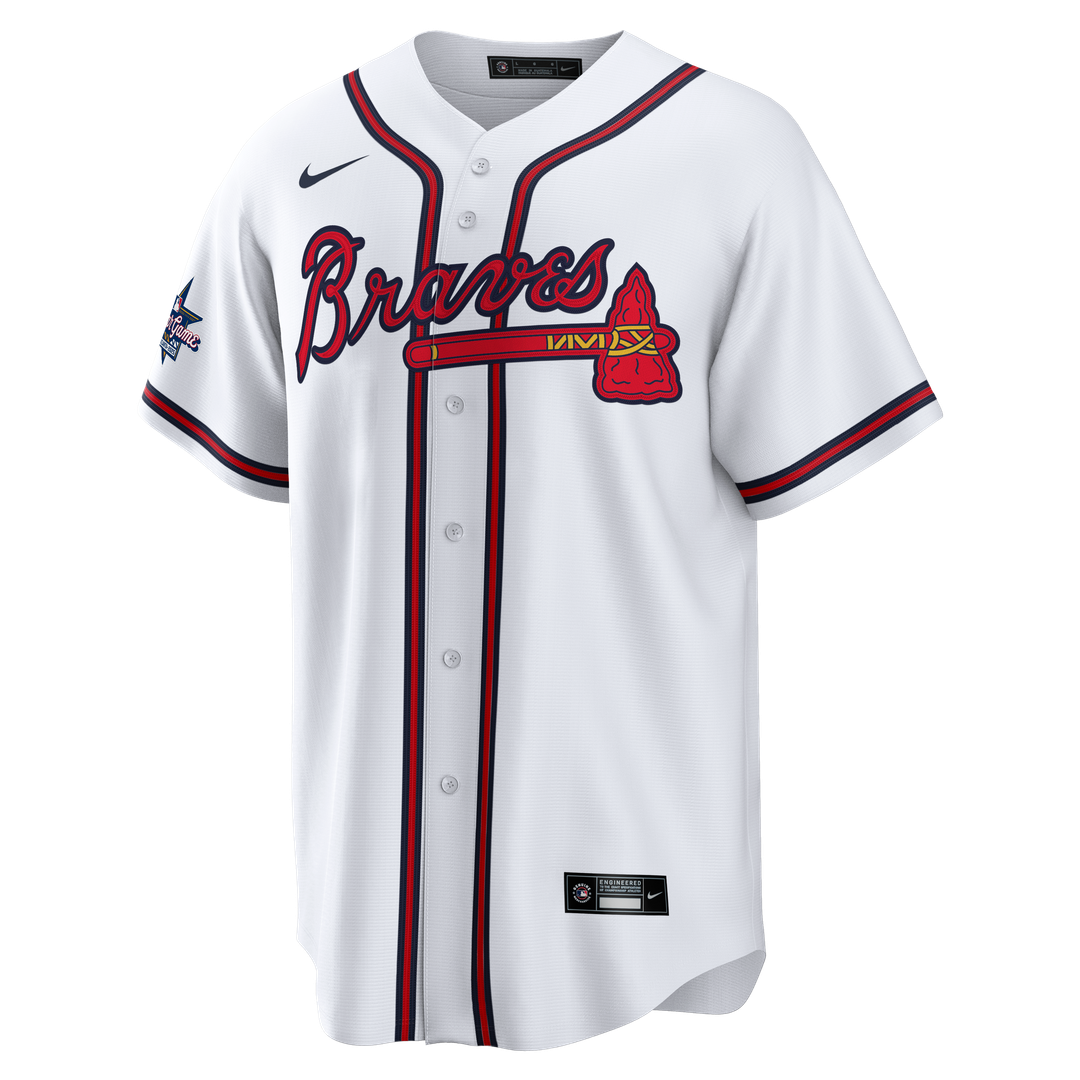 Atlanta Braves Deion Sanders Nike Home Retired Player Replica Jersey - White