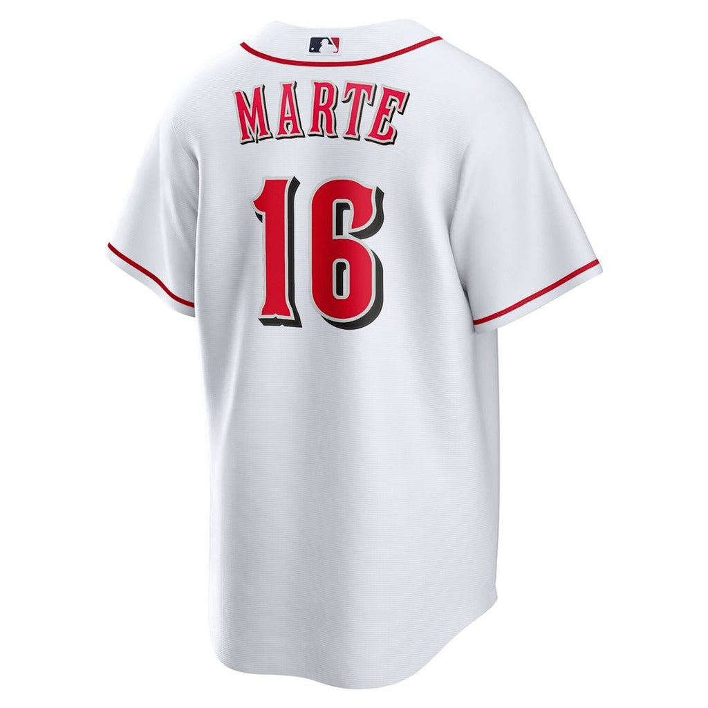 Cincinnati Reds Noelvi Marte Nike Home Replica Jersey - White