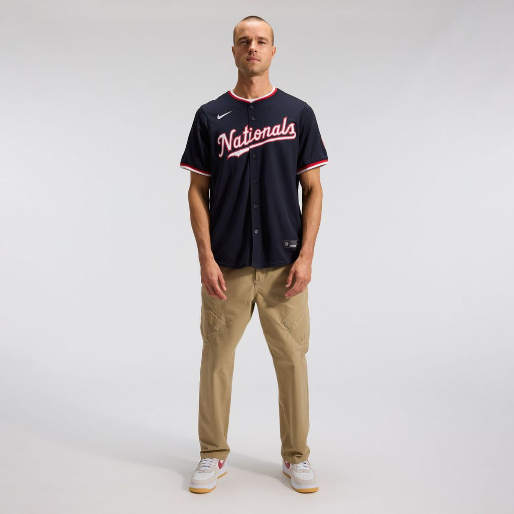 Washington Nationals James Wood Nike Alternate Limited Player Jersey - Navy