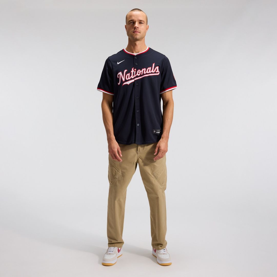 Washington Nationals James Wood Nike Alternate Limited Player Jersey - Navy