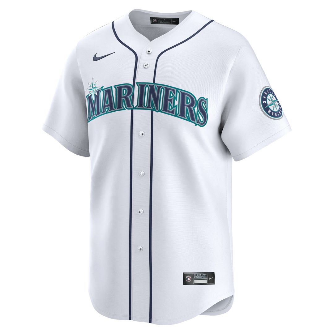 Seattle Mariners Cal Raleigh Nike Home Limited Player Jersey - White