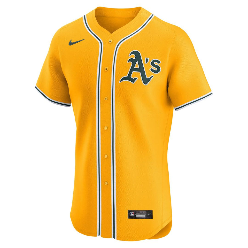 Athletics Nike Alternate 2 Elite Jersey - Gold