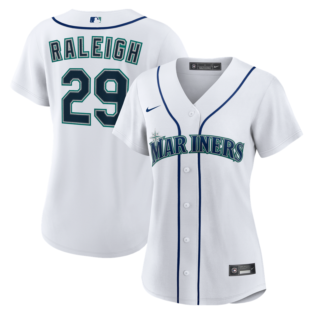 Seattle Mariners Cal Raleigh Nike Women's Home Replica Jersey - White