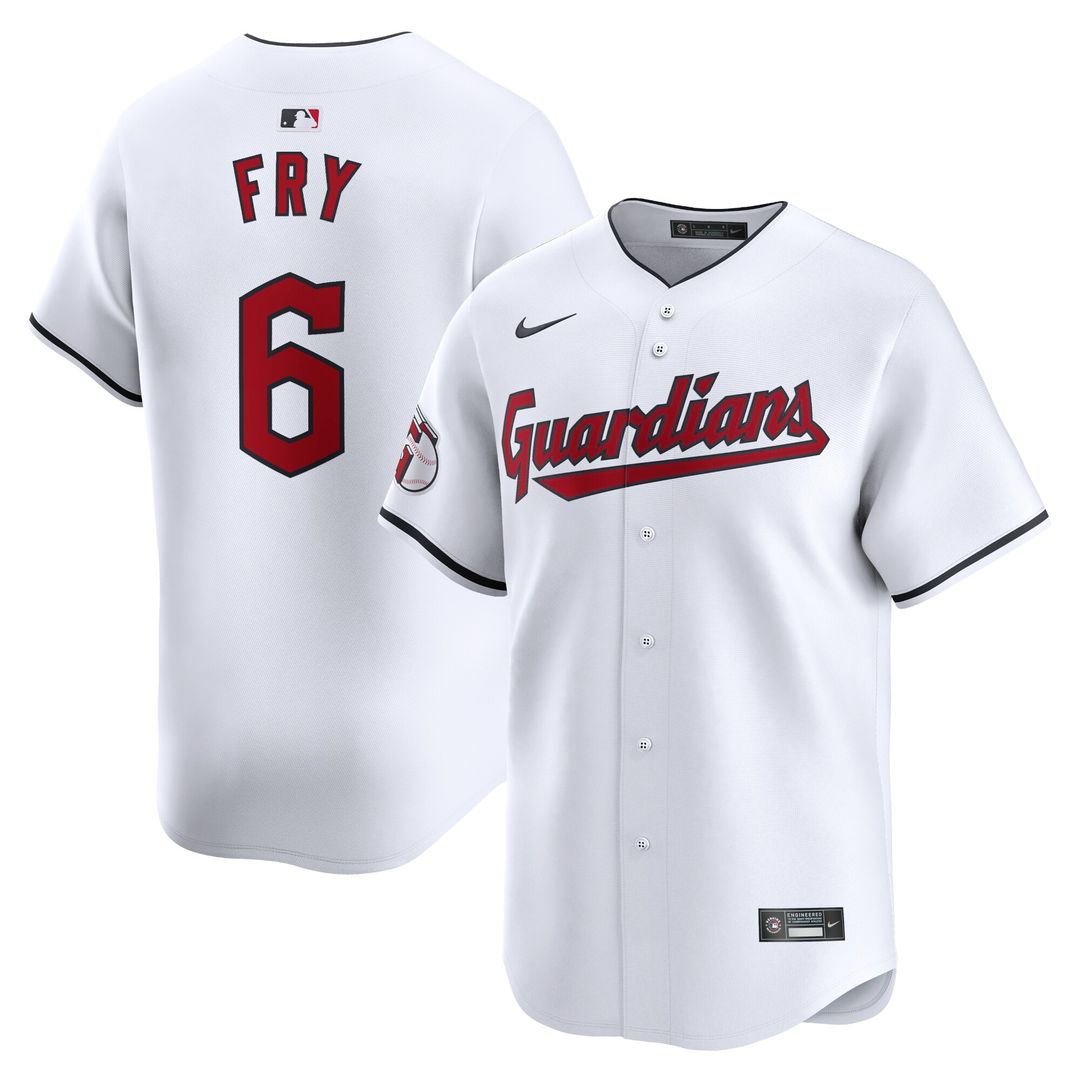 Cleveland Guardians David Fry Nike Home Limited Player Jersey - White