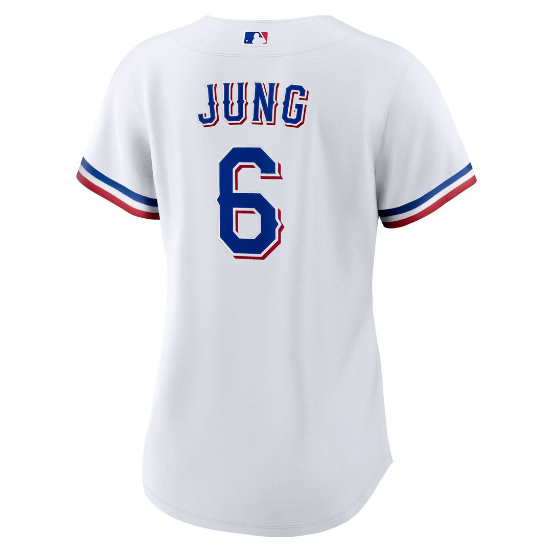 Texas Rangers Josh Jung Nike Women's Home Replica Jersey - White