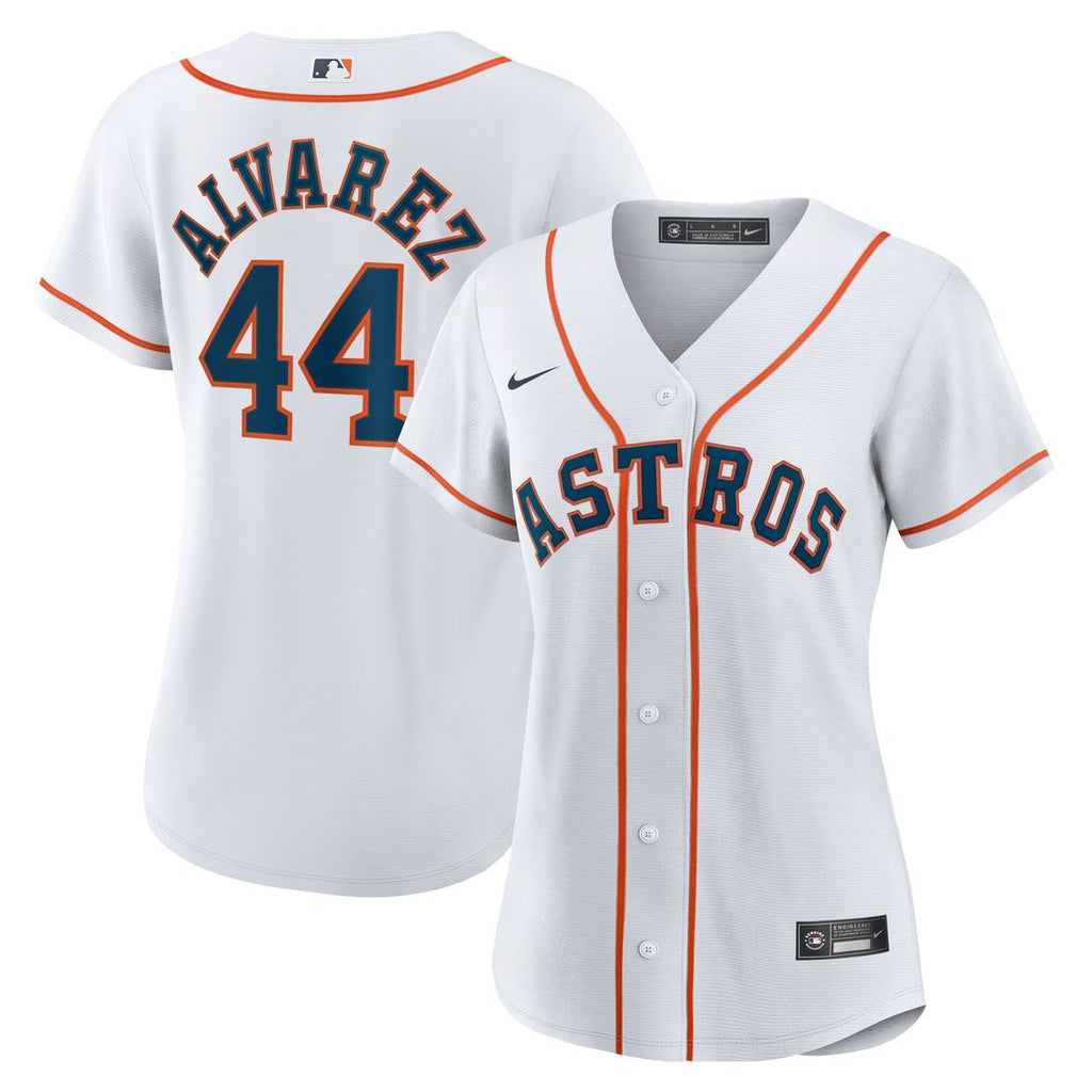 Houston Astros Yordan Alvarez Nike Women's Home Replica Jersey - White