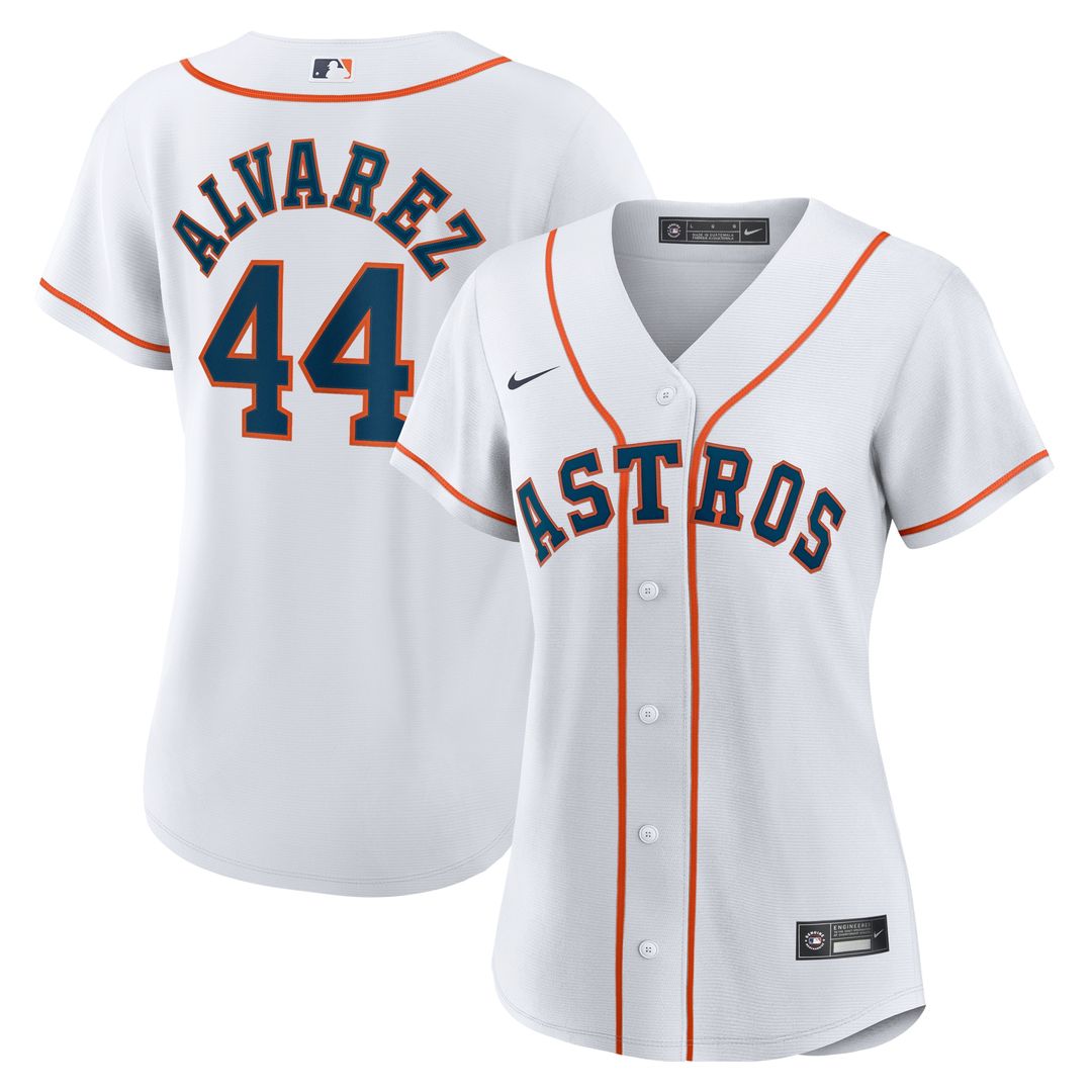 Houston Astros Yordan Alvarez Nike Women's Home Replica Jersey - White