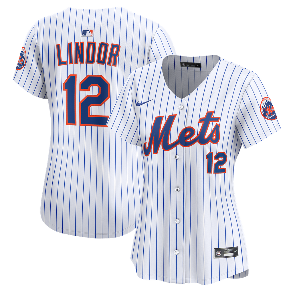 New York Mets Francisco Lindor Nike Women's Home Limited Jersey - White
