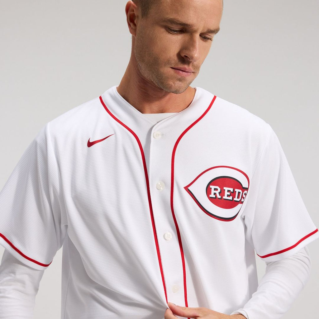 Cincinnati Reds Nike Home Replica Team Jersey - White