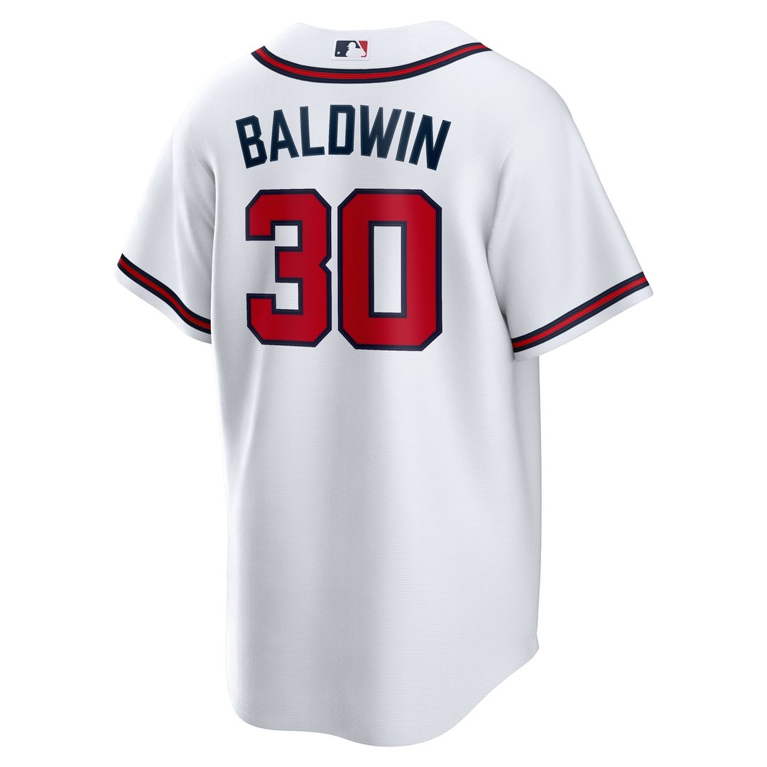 Atlanta Braves Drake Baldwin Nike Home Replica Jersey - White