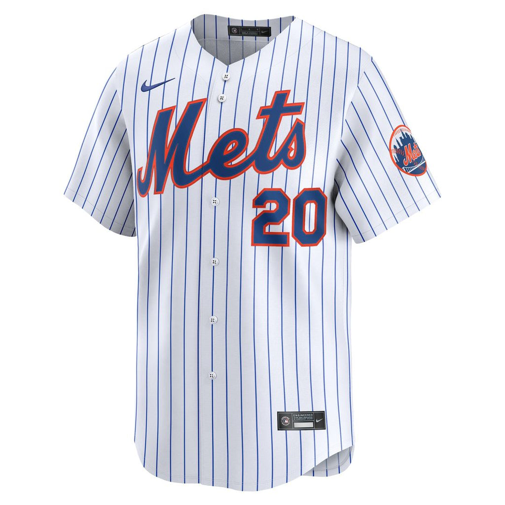 New York Mets Pete Alonso Nike Home Limited Jersey - White