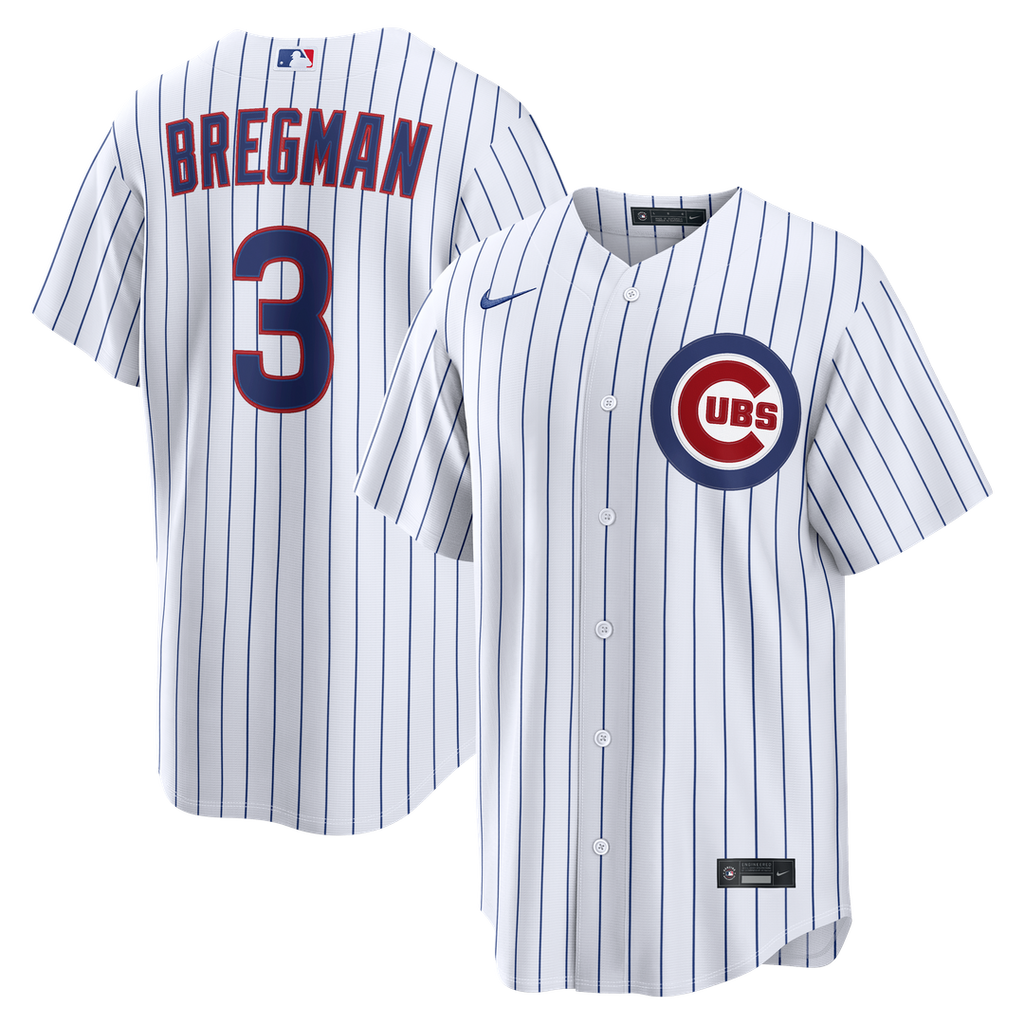Chicago Cubs Alex Bregman Nike Home Replica Jersey - White