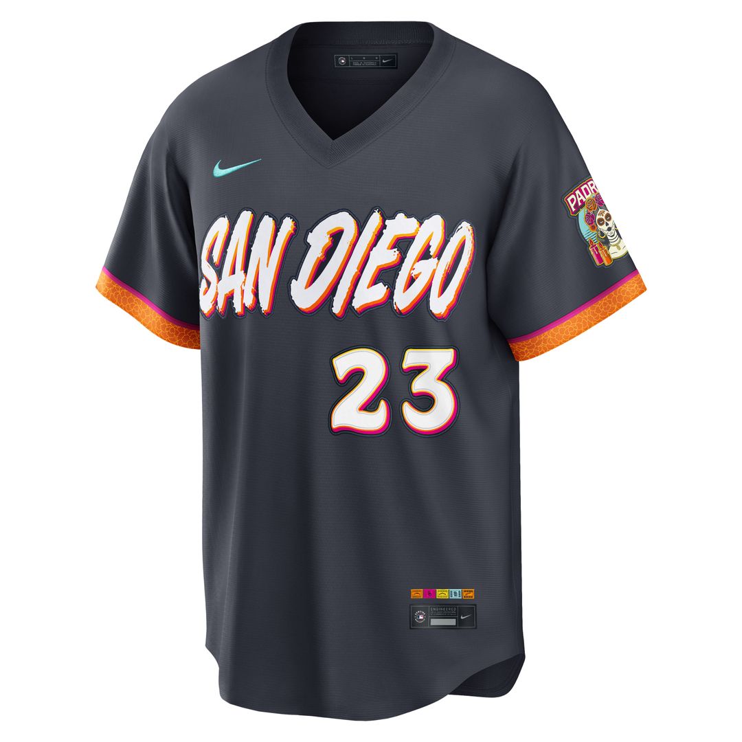 San Diego Padres Fernando Tatis Jr. Nike 2026 City Connect Stadium Jersey - Obsidian