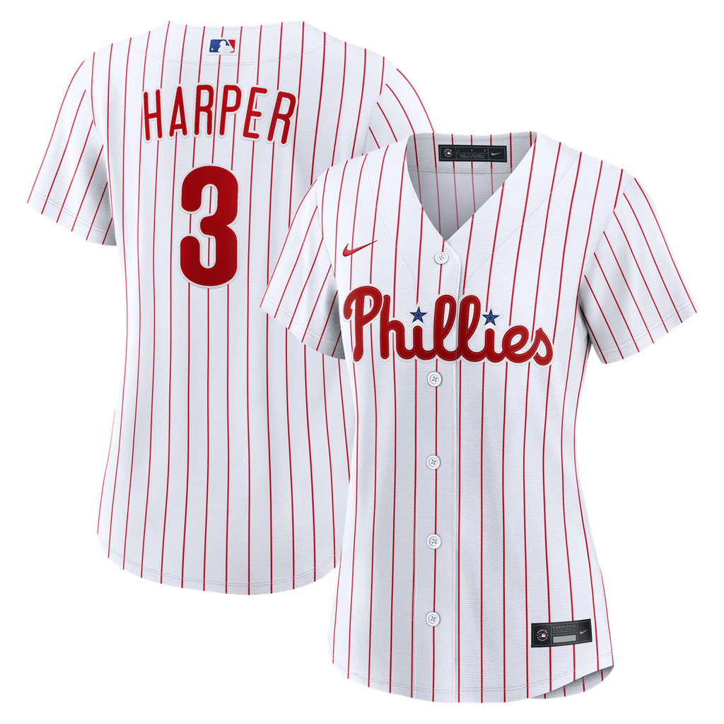 Philadelphia Phillies Bryce Harper Nike Women's Home Replica Jersey - White