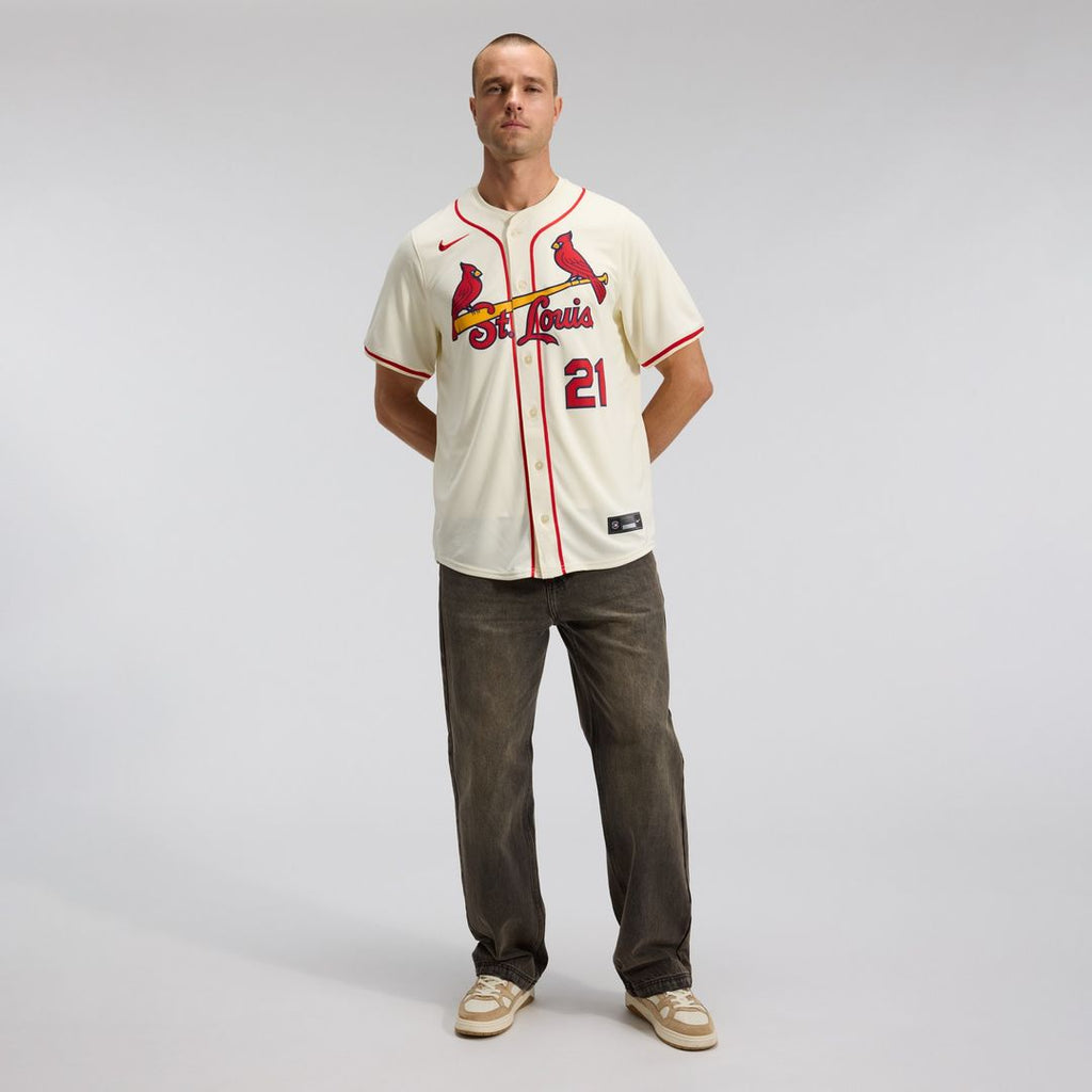 St. Louis Cardinals Lars Nootbaar Nike Alternate 2 Limited Jersey - Cream