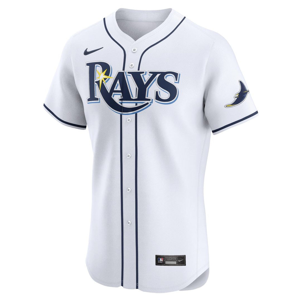Tampa Bay Rays Yandy Diaz Nike Home Elite Player Jersey - White