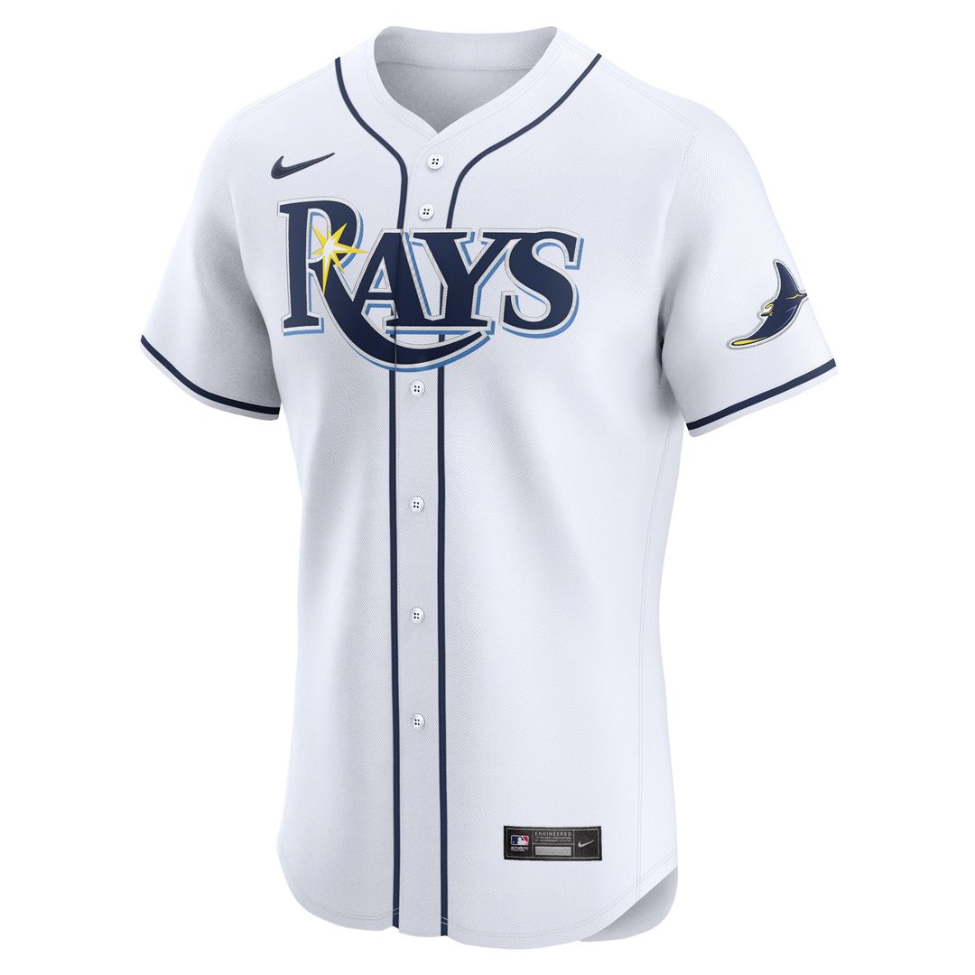Tampa Bay Rays Yandy Diaz Nike Home Elite Player Jersey - White