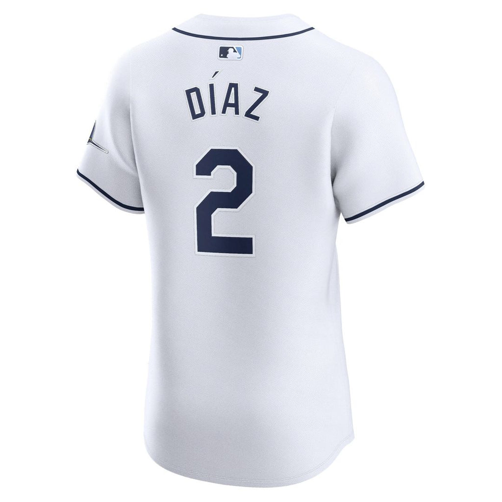 Tampa Bay Rays Yandy Diaz Nike Home Elite Player Jersey - White