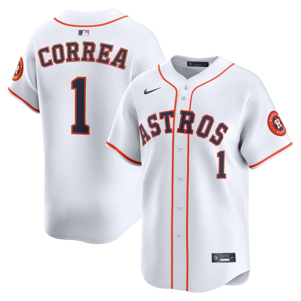 Houston Astros Carlos Correa Nike Home Limited Player Jersey - White