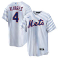 New York Mets Francisco Alvarez Nike Replica Player Jersey - White