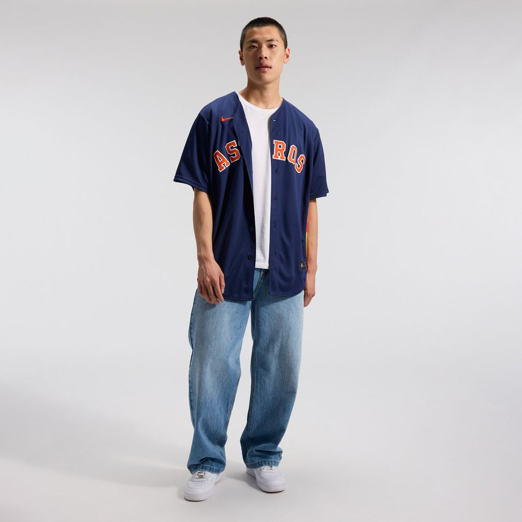 Houston Astros Jose Altuve Nike Alternate 2 Replica Jersey - Navy