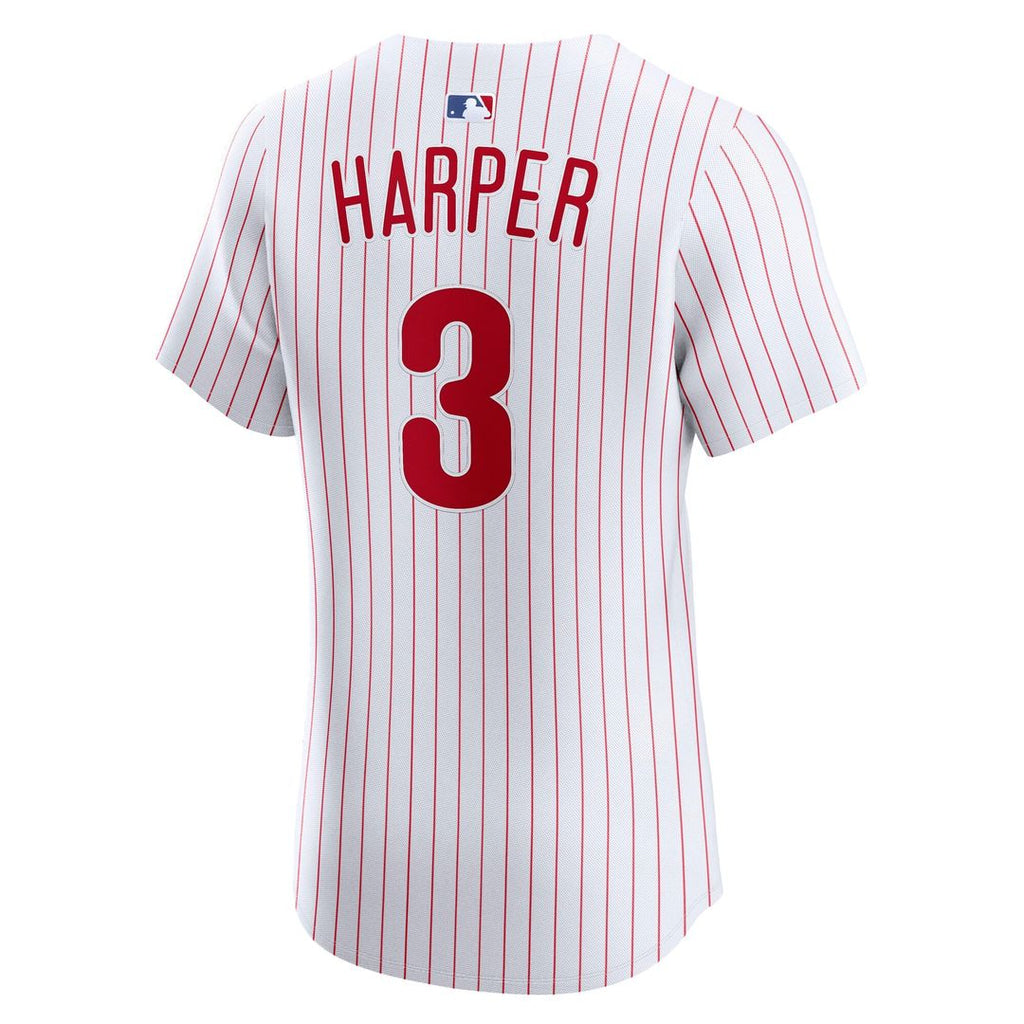 Philadelphia Phillies Bryce Harper Nike Home Elite Jersey - White