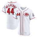 Cincinnati Reds Elly De La Cruz Nike Home Authentic Sponsor Patch Jersey - White