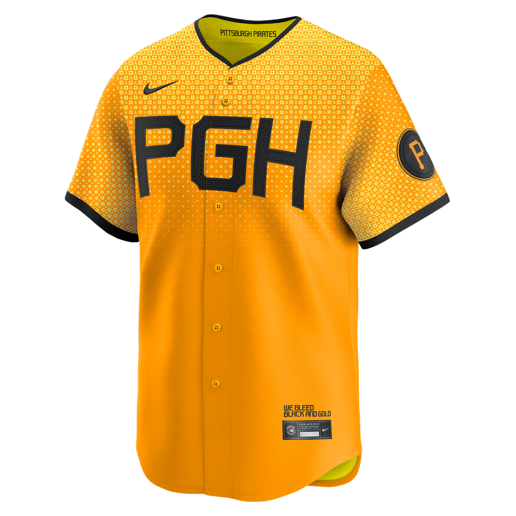 Pittsburgh Pirates Oneil Cruz Nike City Connect Limited Jersey - Gold