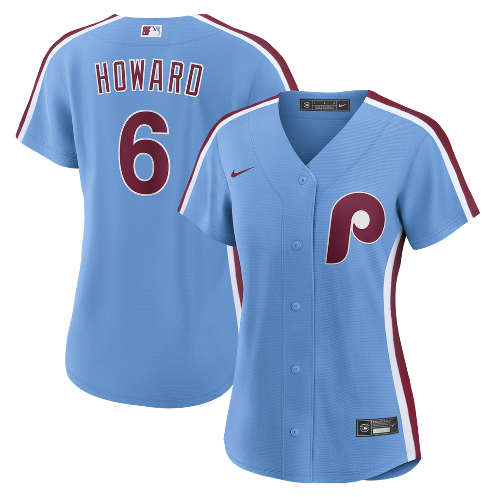 Philadelphia Phillies Ryan Howard Nike Women's Replica Jersey - Light Blue