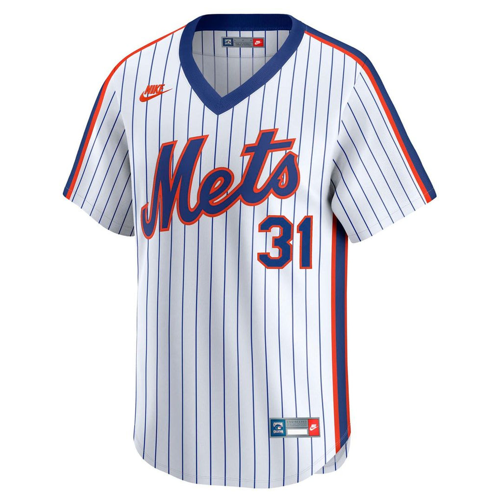 New York Mets Mike Piazza Nike Throwback Cooperstown Limited Jersey - White