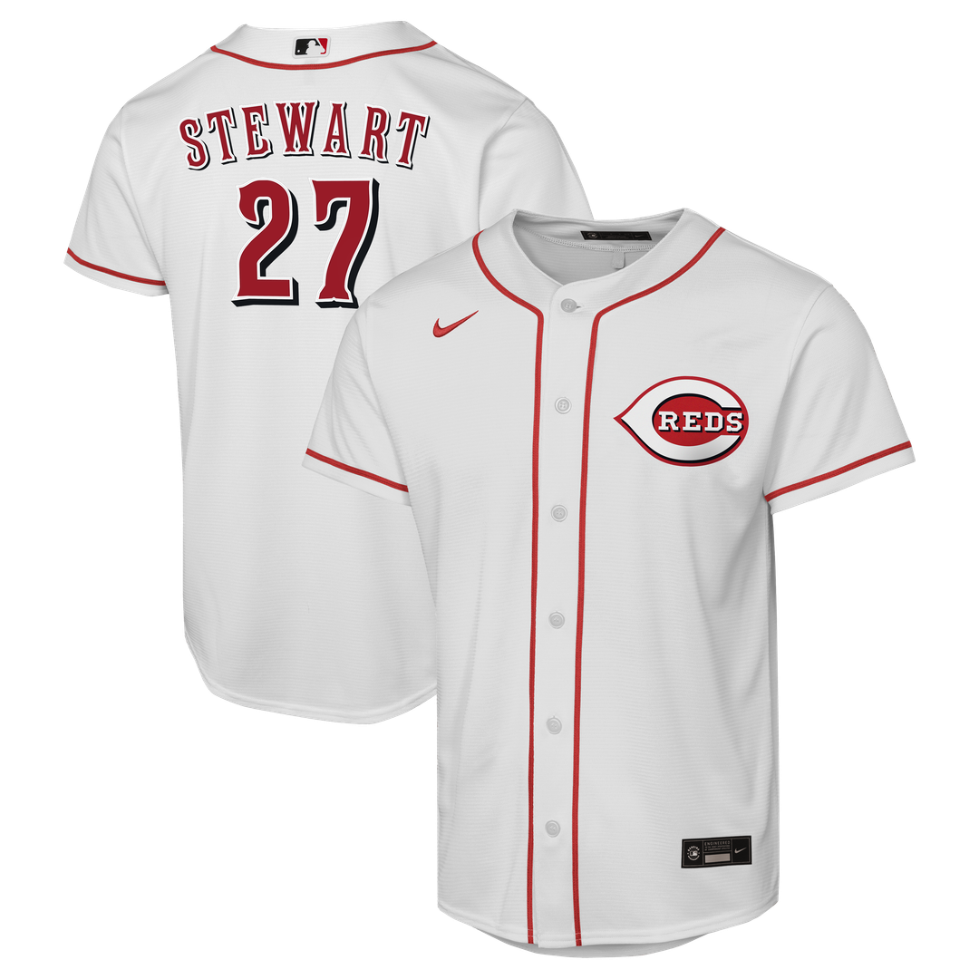 Cincinnati Reds Sal Stewart Nike Youth Home Replica Player Jersey - White