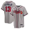 Atlanta Braves Ronald Acuña Jr. Nike Road Replica Jersey - Gray