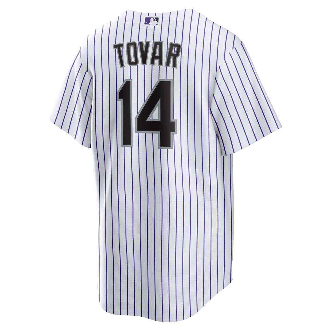 Colorado Rockies Ezequiel Tovar Nike Home Replica Jersey - White
