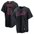 New York Mets Brandon Nimmo Nike Alternate Replica Jersey - Black