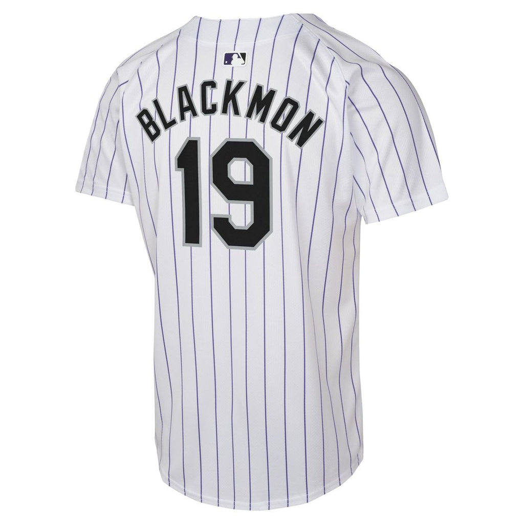 Colorado Rockies Charlie Blackmon Nike Youth Home Game Player Jersey - White