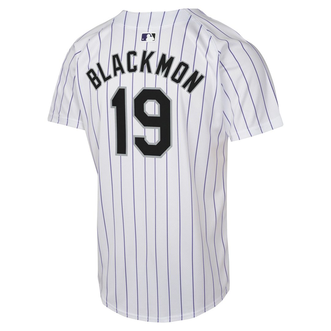 Colorado Rockies Charlie Blackmon Nike Youth Home Game Player Jersey - White