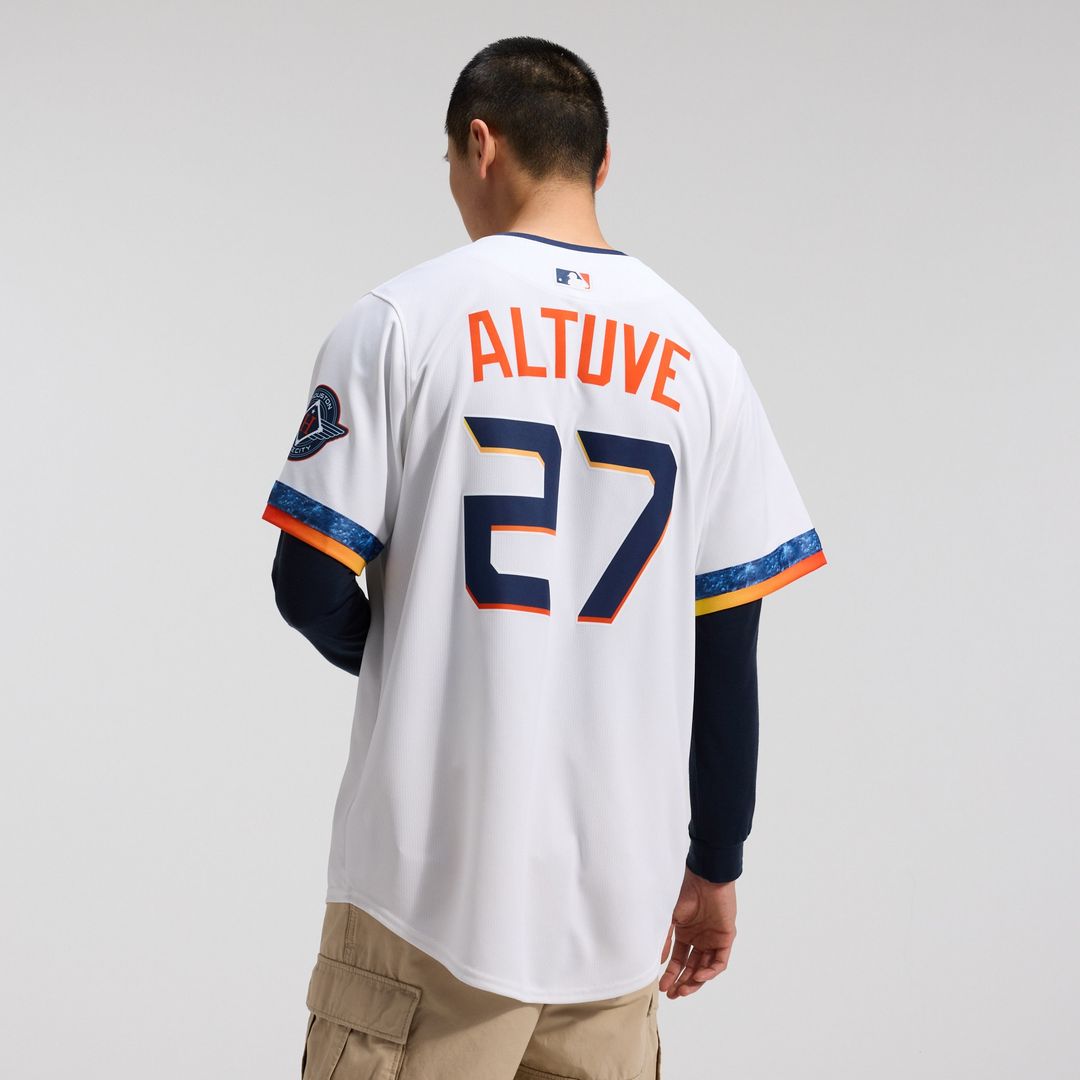 Houston Astros Jose Altuve Nike 2025 City Connect Limited Player Jersey - White