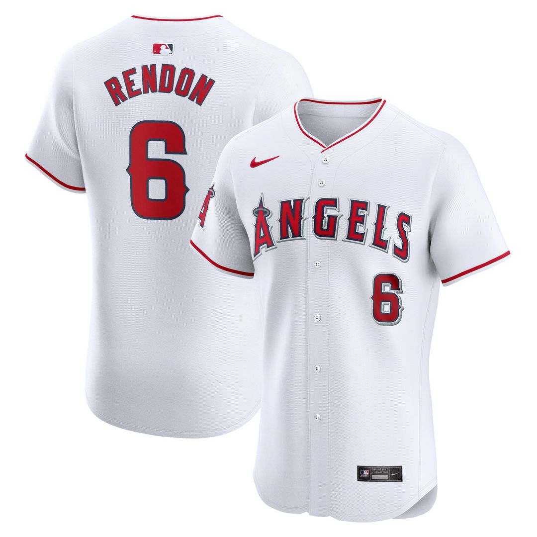 Los Angeles Angels Anthony Rendon Nike Home Elite Player Jersey - White