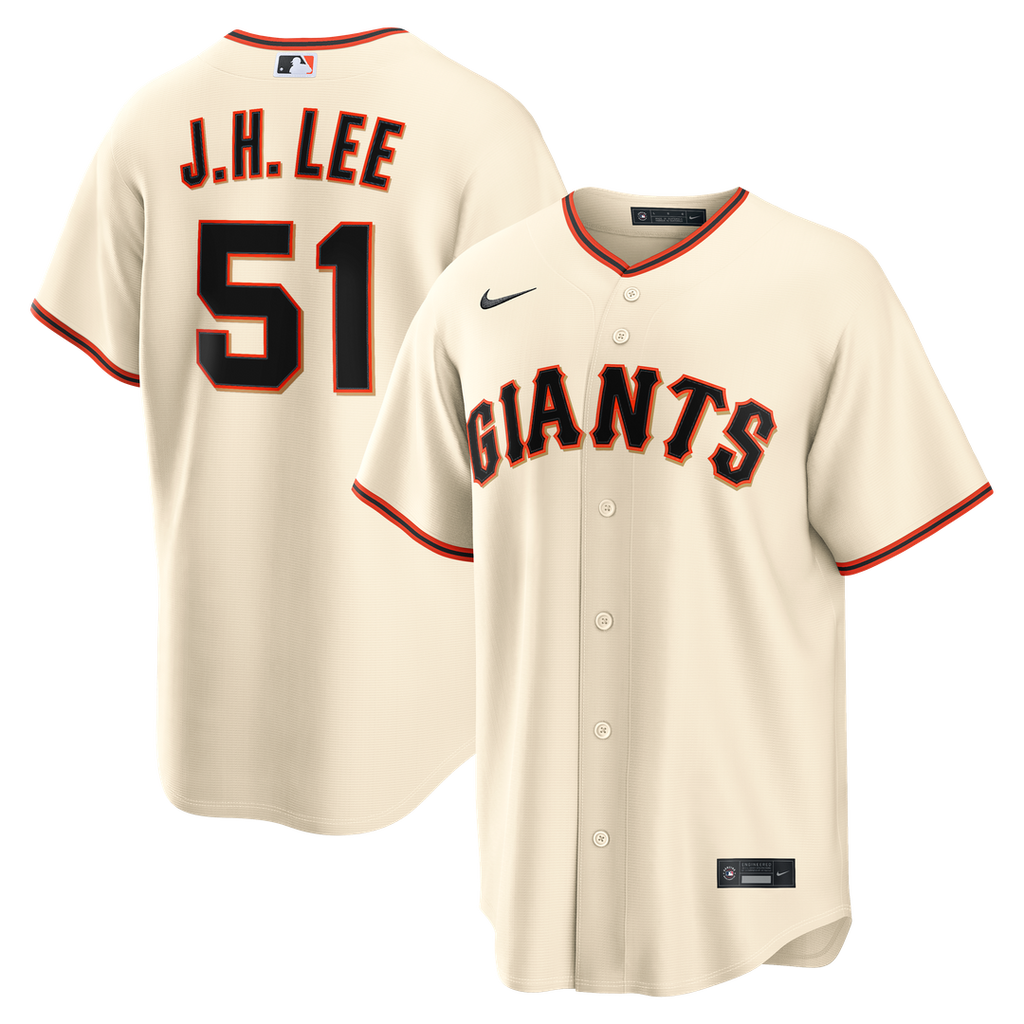 San Francisco Giants Jung Hoo Lee Nike Home Replica Jersey - Cream
