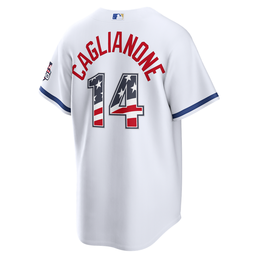 Kansas City Royals Jac Caglianone Nike USA 250 Fourth of July Home Stadium Jersey - White