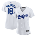 Los Angeles Dodgers Yoshinobu Yamamoto Nike Women's 2025 World Series Champions Home Replica Jersey - White
