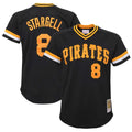 Pittsburgh Pirates Willie Stargell Mitchell & Ness Youth Cooperstown Mesh Batting Practice Jersey - Black