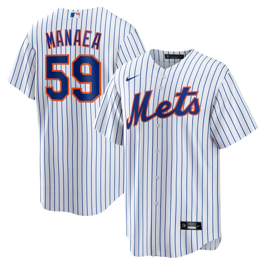 New York Mets Sean Manaea Nike Home Replica Jersey - White