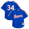 Texas Rangers Nolan Ryan Mitchell & Ness Big & Tall Cooperstown Mesh Batting Practice Jersey - Royal