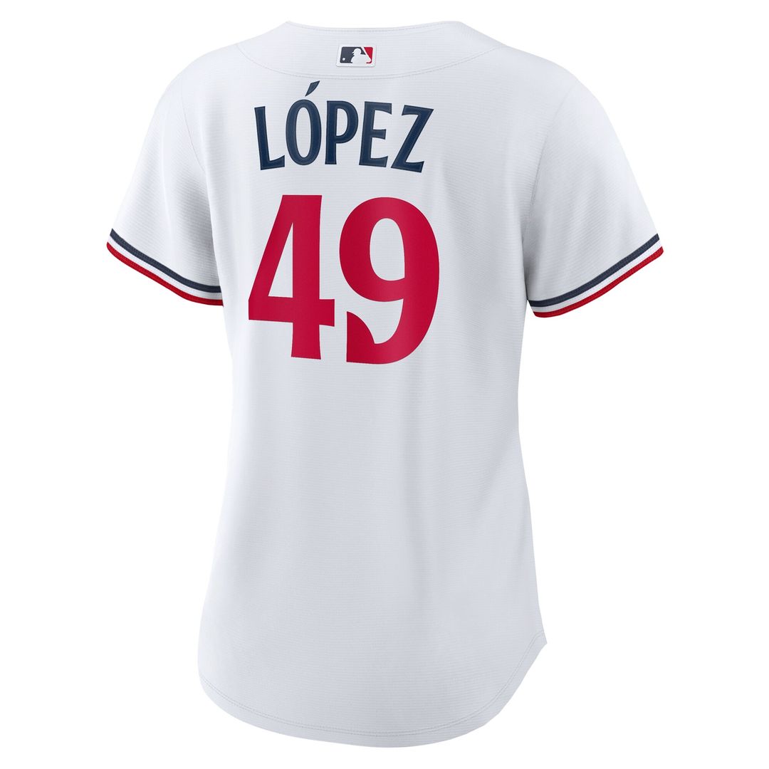 Minnesota Twins Pablo Lopez Nike Women's Home Replica Jersey - White