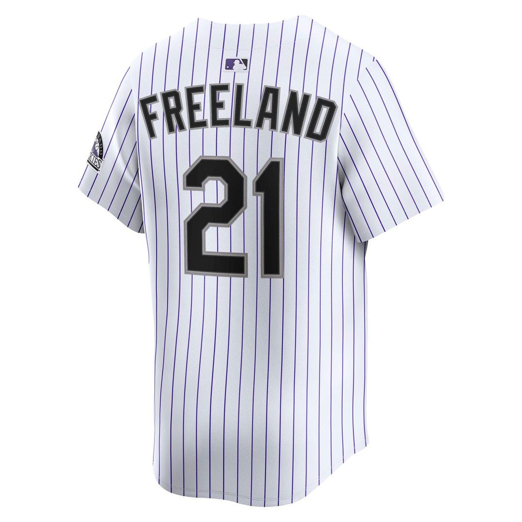 Colorado Rockies Kyle Freeland Nike Home Limited Player Jersey - White