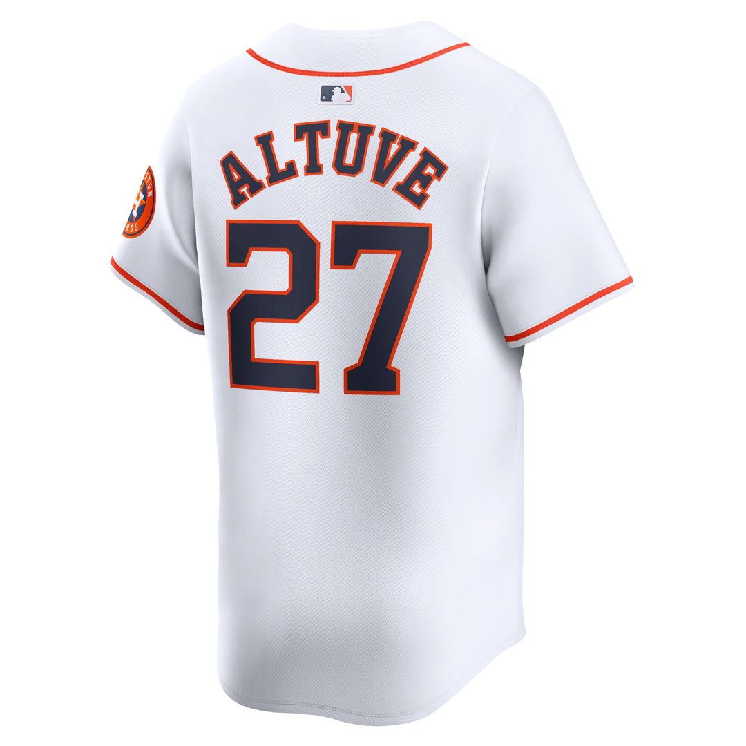 Houston Astros Jose Altuve Nike Home Limited Player Jersey - White