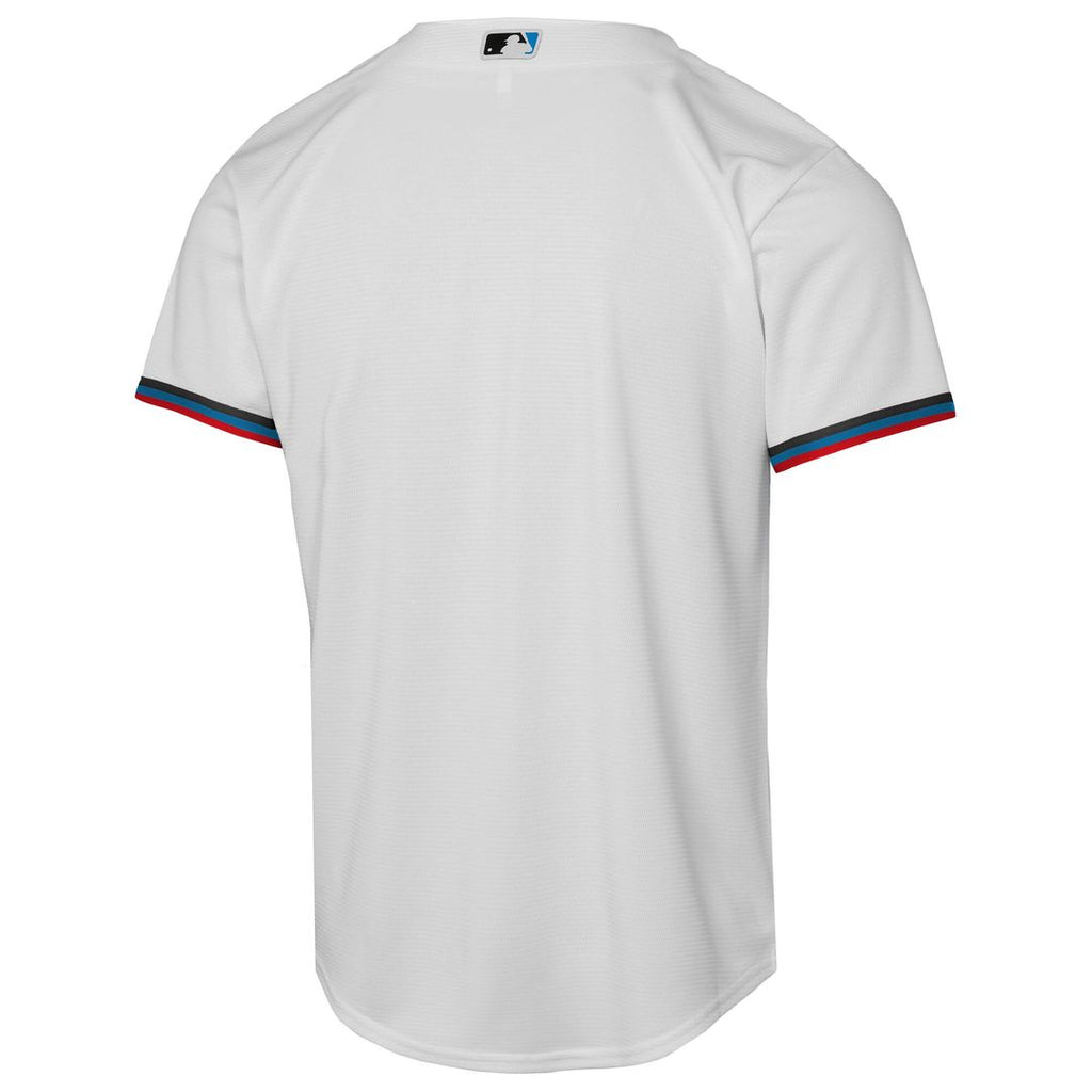 Miami Marlins Nike Youth Home Replica Jersey - White